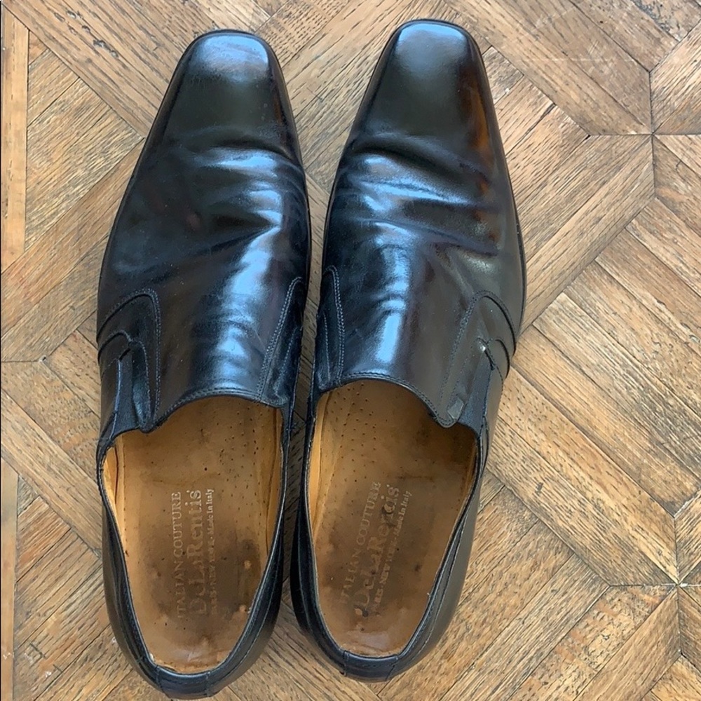 Men’s size 12 w black dress shoe